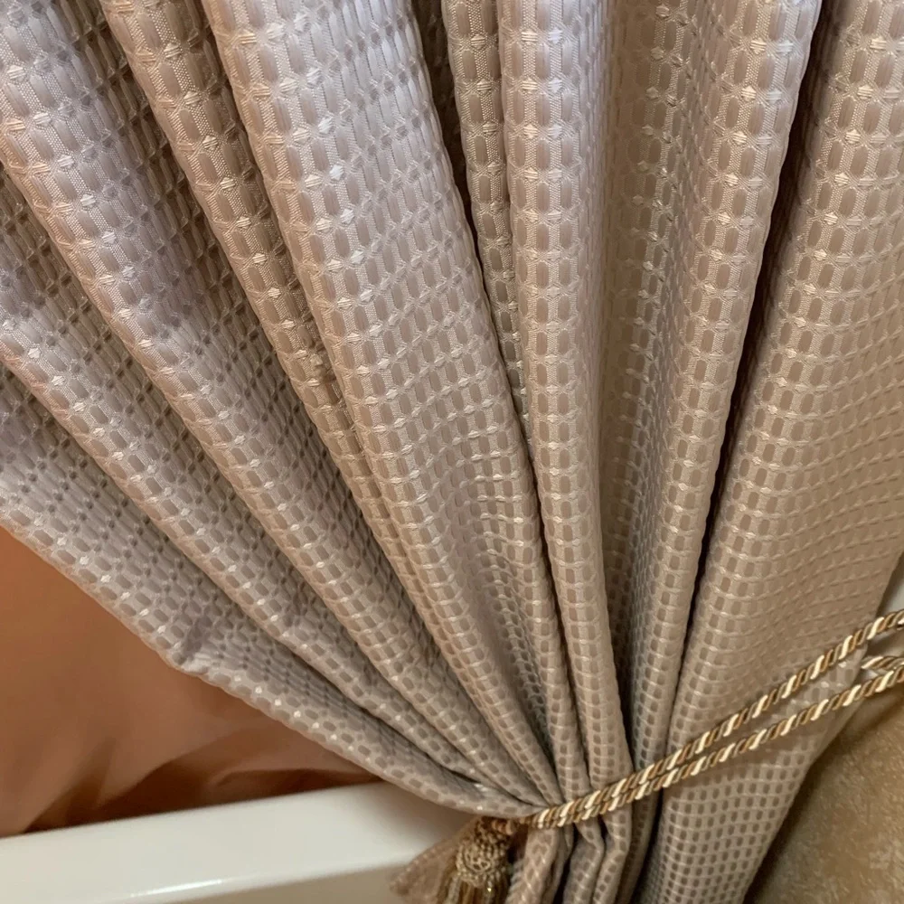 Waffle Weave Shower Curtain